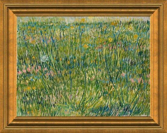 pintura Parche de hierba (Briznas de Hierba) - Vincent van Gogh