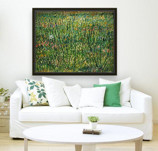 pintura Parche de hierba (Briznas de Hierba) - Vincent van Gogh