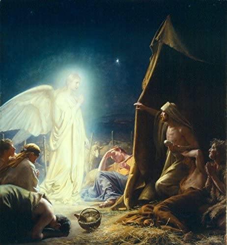 pintura Pastores Que Moran En Los Campos - Carl Bloch