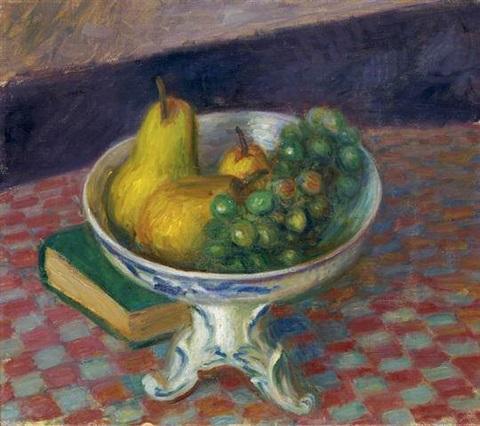 pintura Peras Y Uvas - William Glackens