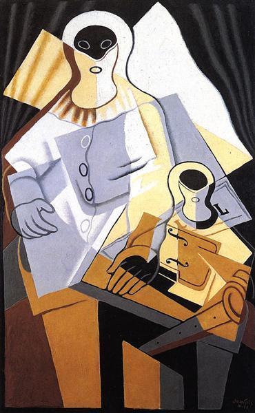 pintura Pierrot - Juan Gris