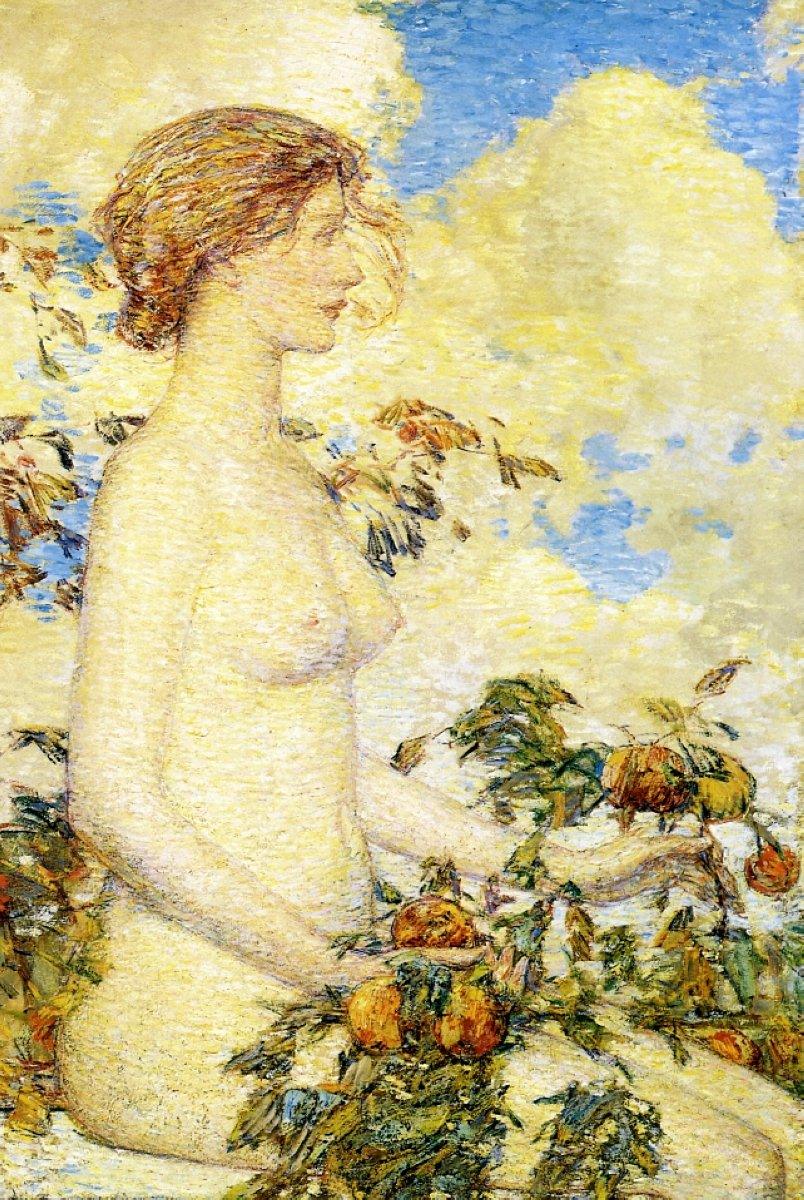pintura Pomona - Childe Hassam