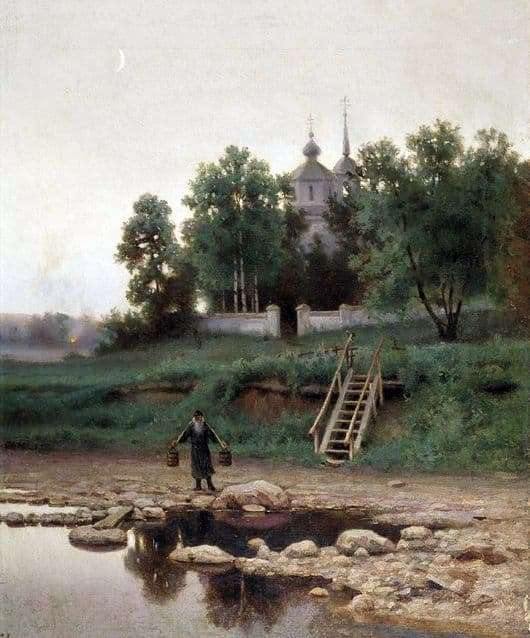 pintura Por El Monasterio - Efim Efimovich Volkov