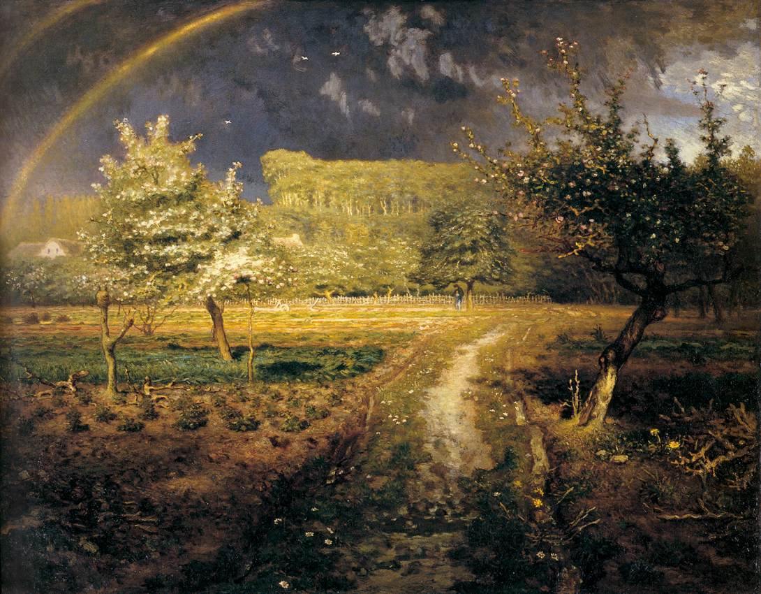 pintura Primavera En Barbizon - Jean-Francois Millet