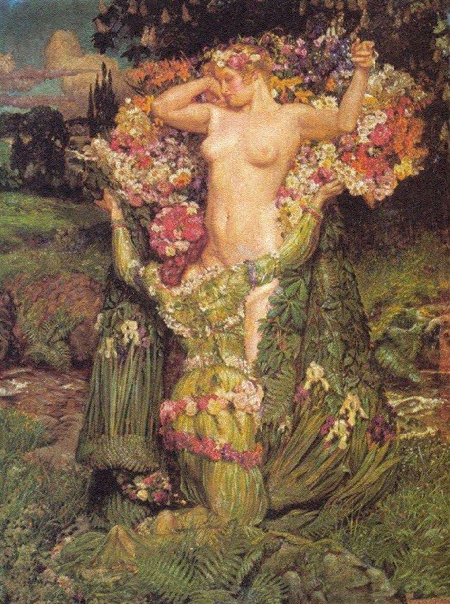 pintura Primavera Naciente - John Byam Liston Shaw