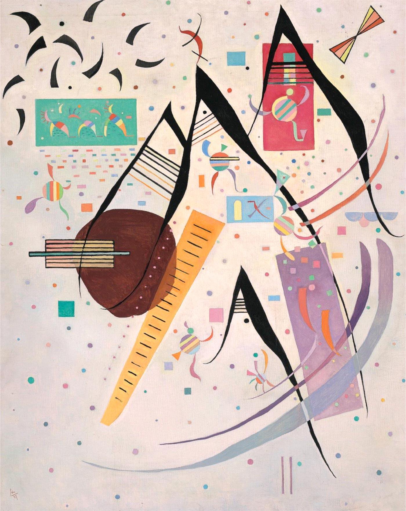 pintura Puntos Negros - Wassily Kandinsky
