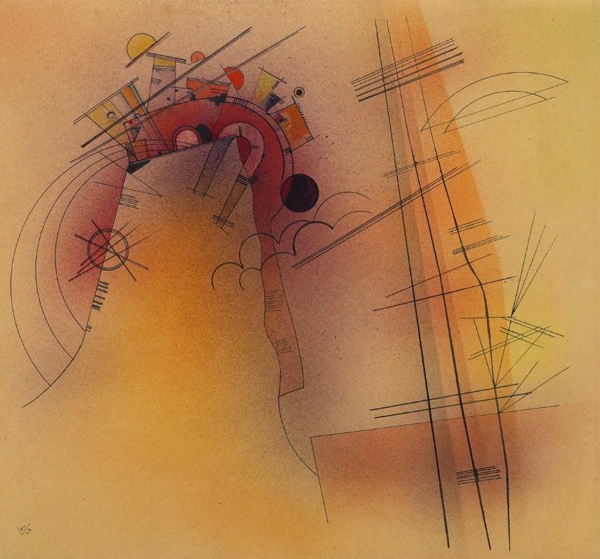 pintura Radiante - Wassily Kandinsky