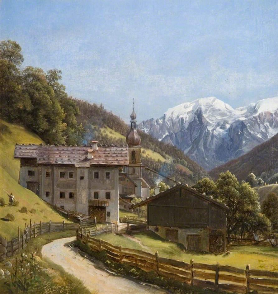 pintura Ramsau - Thomas Fearnley