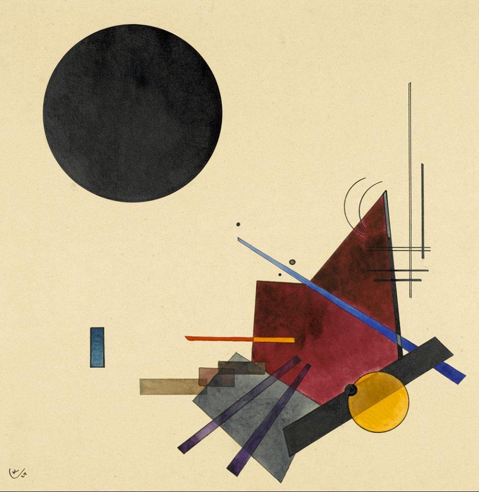 pintura Relación Negra - Wassily Kandinsky