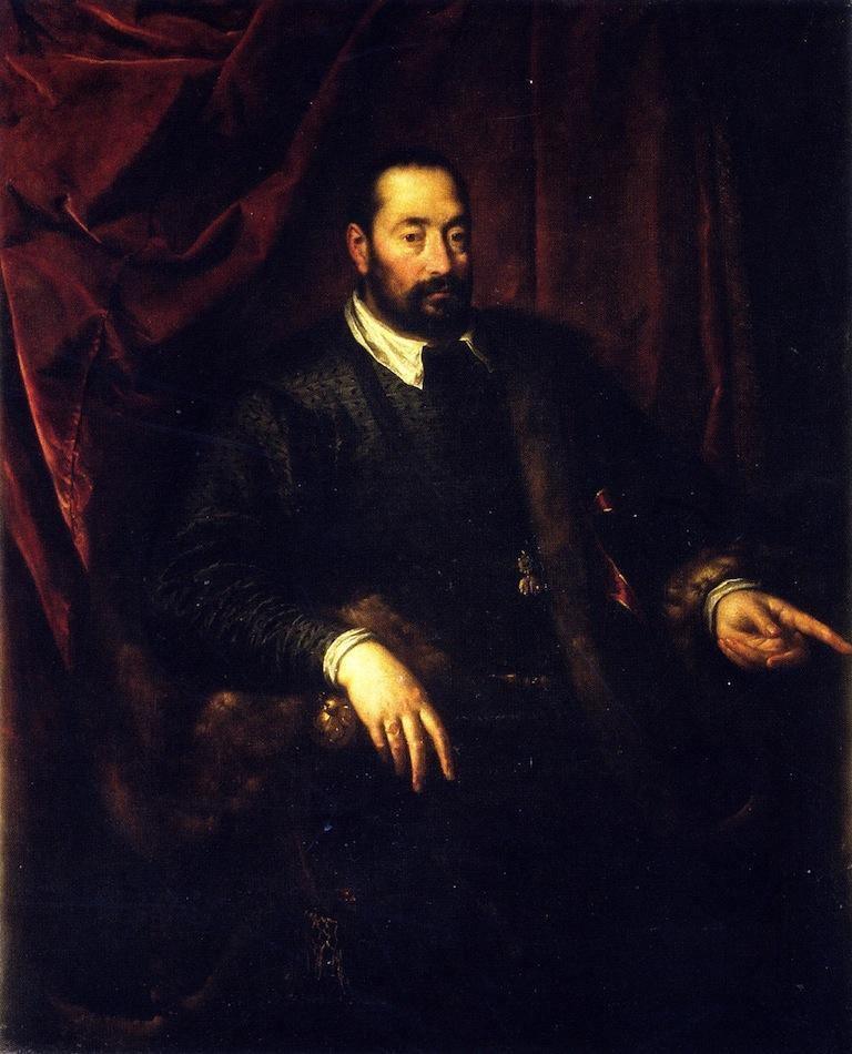 pintura Retrato De Francesco I De Medici - Hans von Aachen