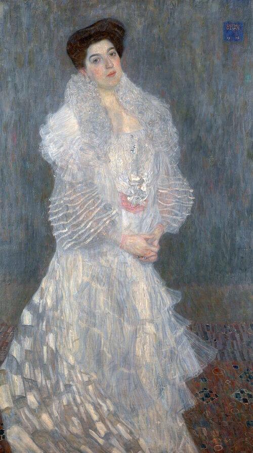 pintura Retrato De Hermine Gallia - Gustav Klimt