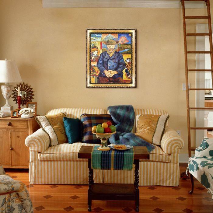 pintura Retrato De Pere Tanguy - Vincent Van Gogh