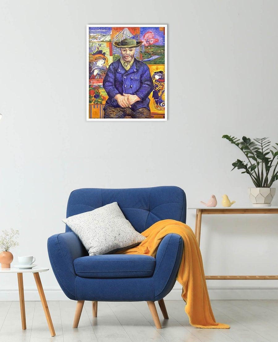 pintura Retrato De Pere Tanguy - Vincent Van Gogh