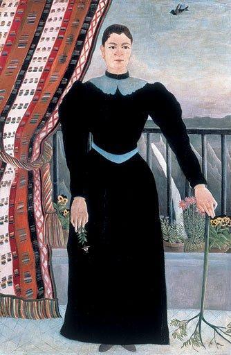 pintura Retrato De Una Mujer - Henri Rousseau