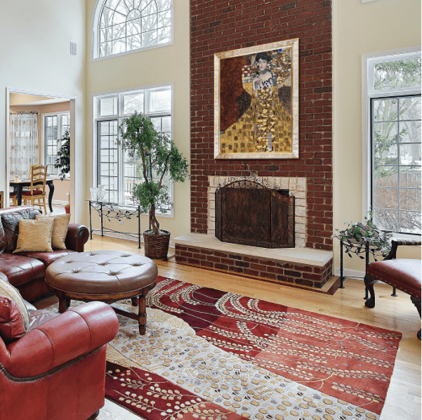 pintura Retrato de Adele Bloch Bauer I - Gustav Klimt