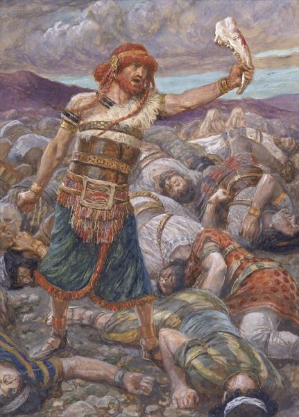 pintura Samson Mata A Mil Hombres - James Tissot
