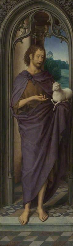 pintura San Juan Bautista - Hans Memling