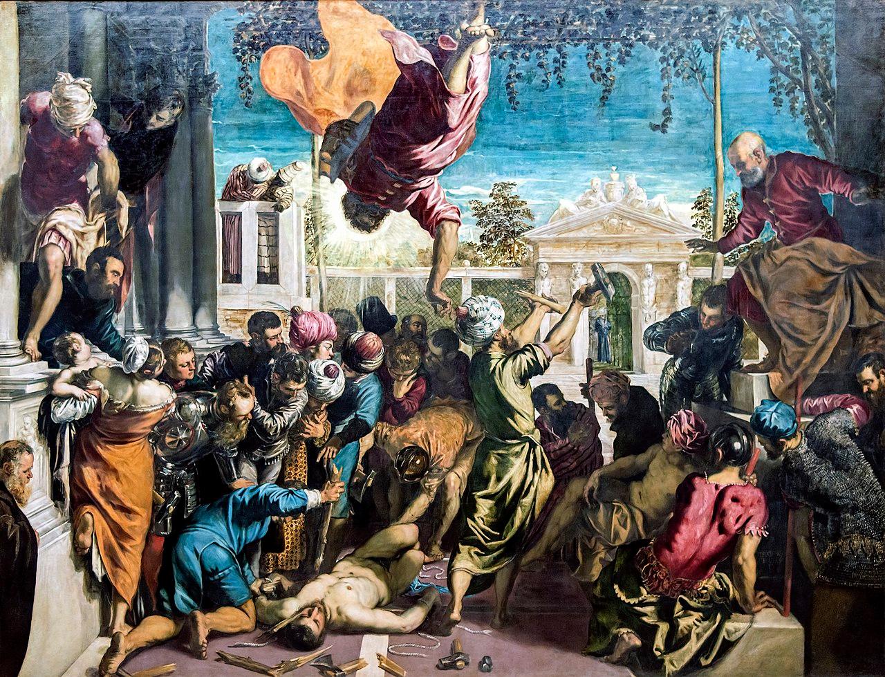 pintura San Marcos Liberando al Esclavo - Tintoretto