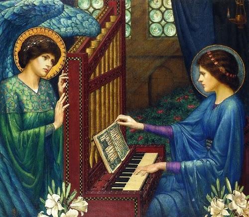 pintura Santa Cecilia - Sidney Harold Meteyard