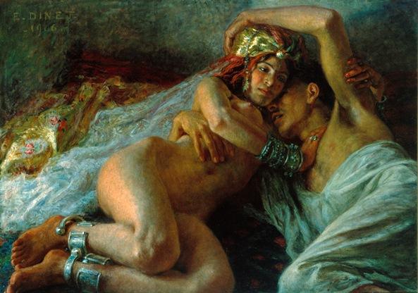 pintura Seductor - Alphonse-Etienne Dinet