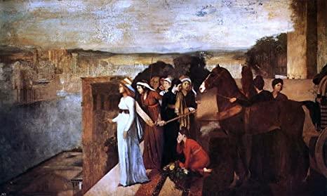 pintura Semiramis Construyendo Una Ciudad - Edgar Degas