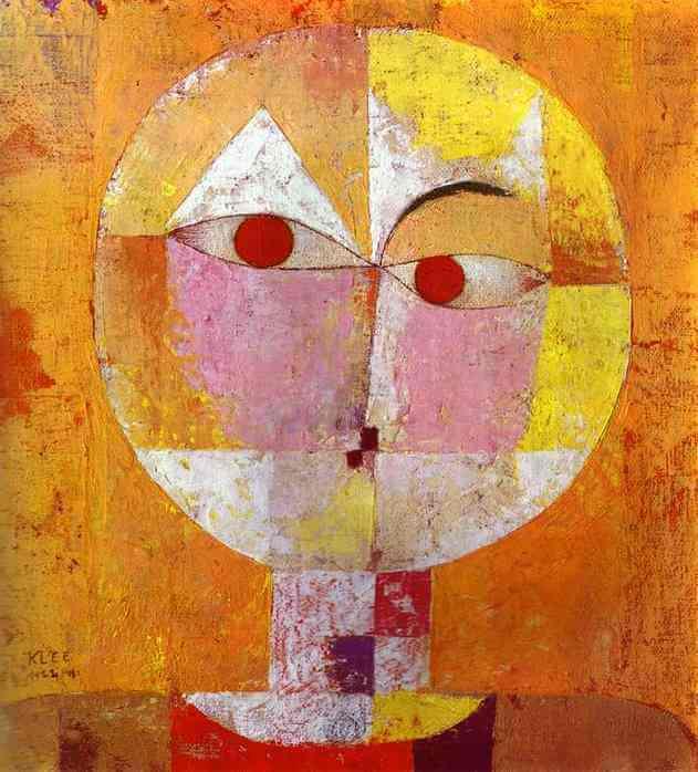 pintura Senecio - Paul Klee