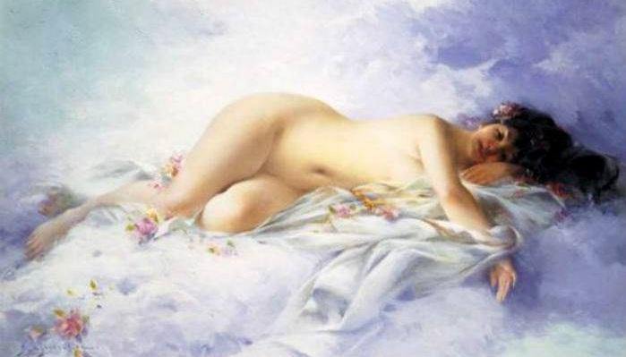 pintura Soñando - Paul Francois Quinsac