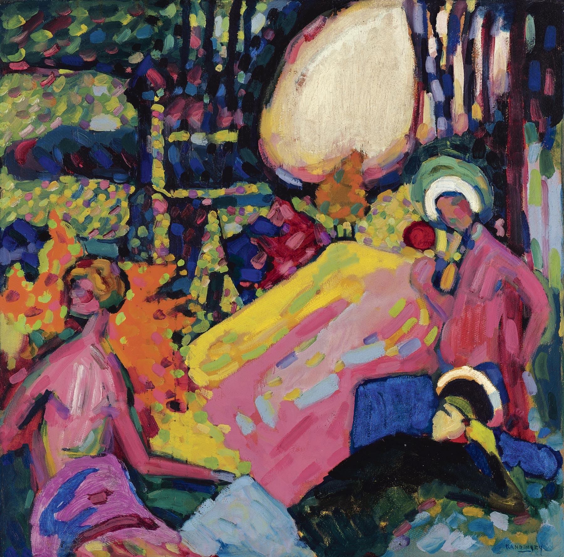 pintura Sonido Blanco - Wassily Kandinsky