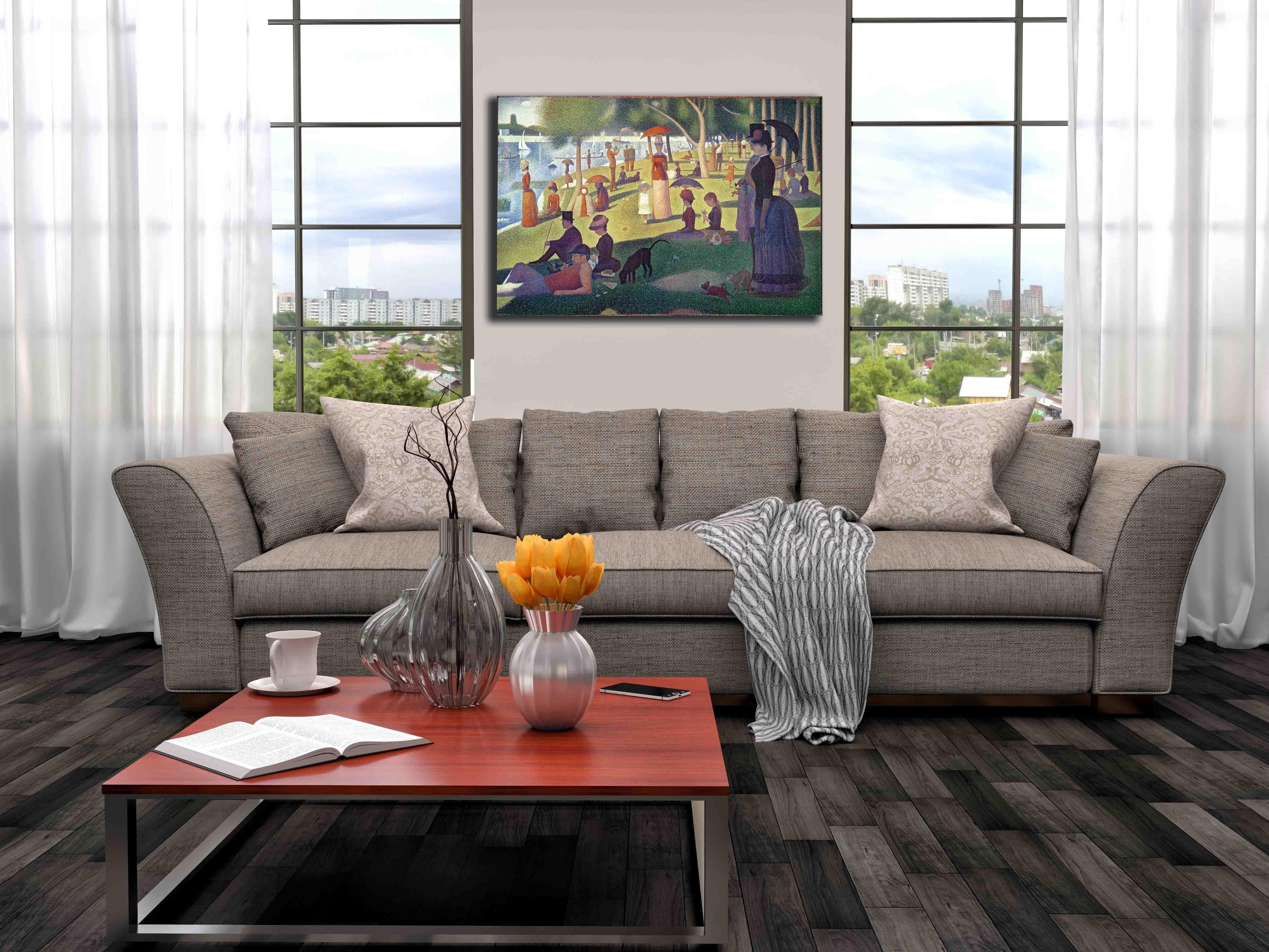 pintura Tarde De Domingo En La Isla De La Grande Jatte - Georges Seurat