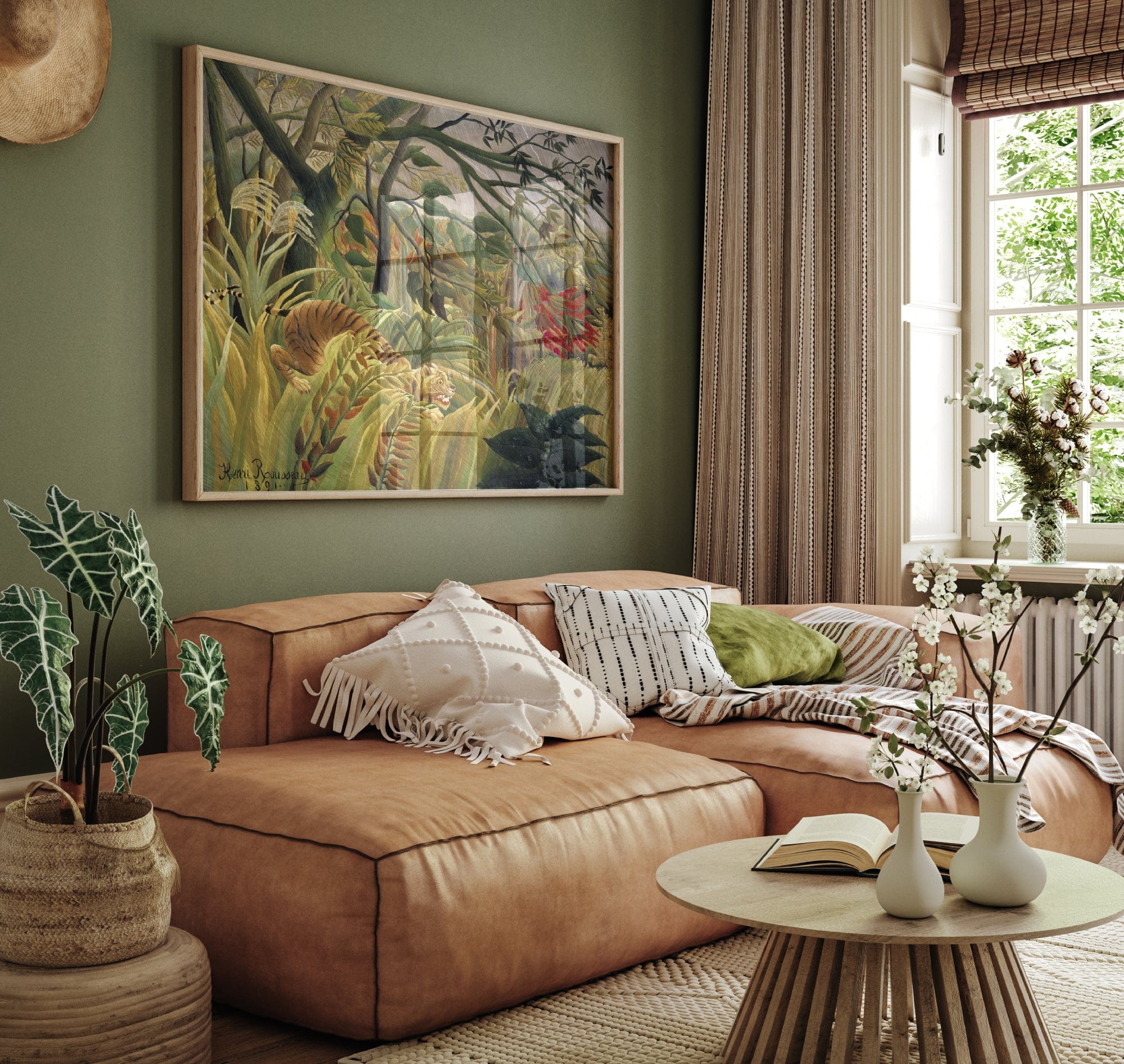 Tiger In A Tropical Storm