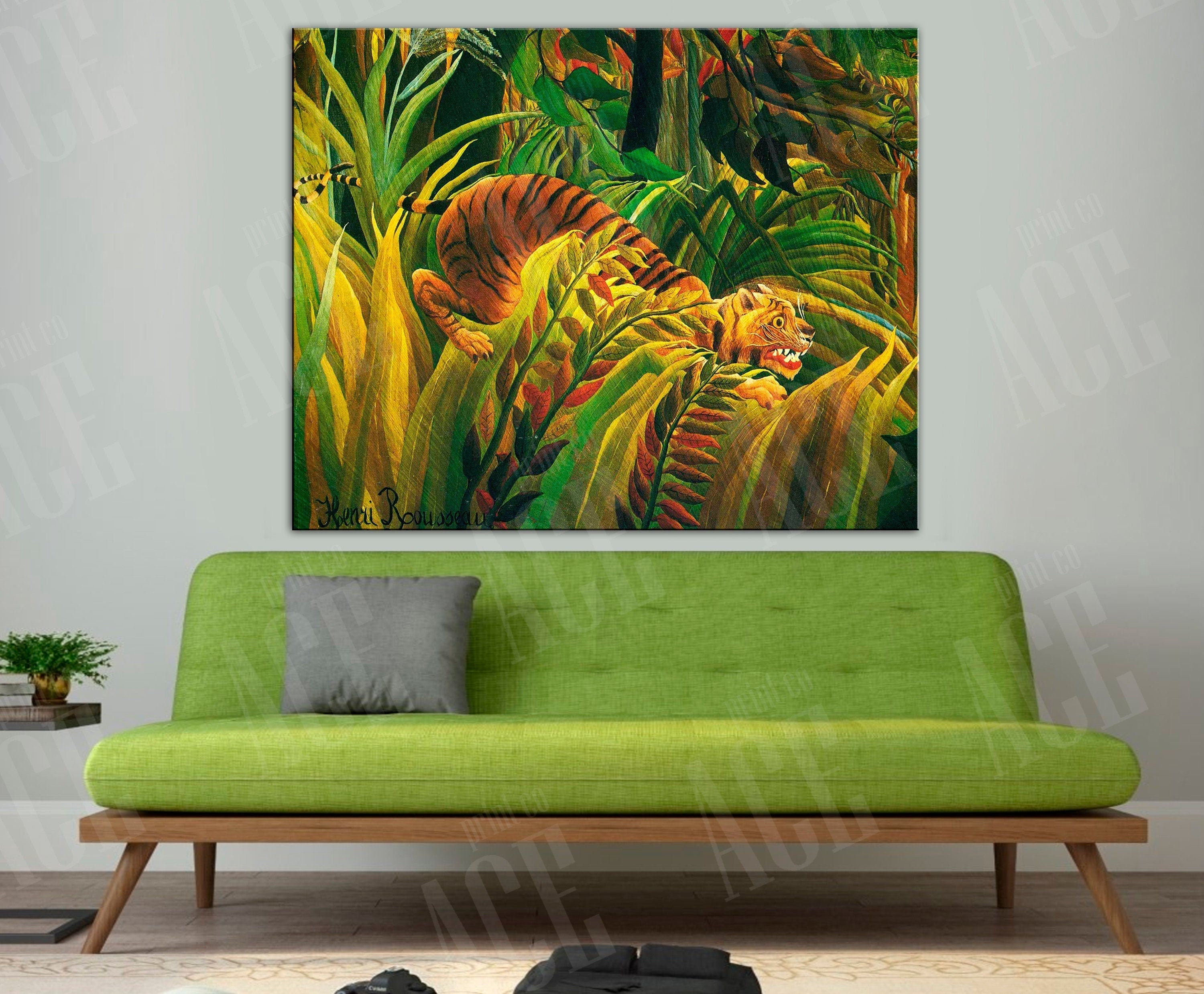 Tiger In A Tropical Storm