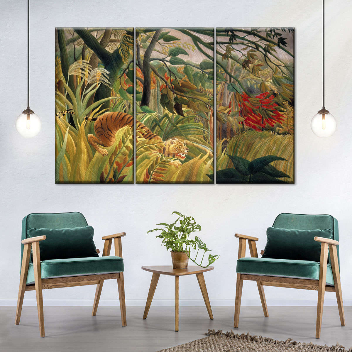 Tiger In A Tropical Storm