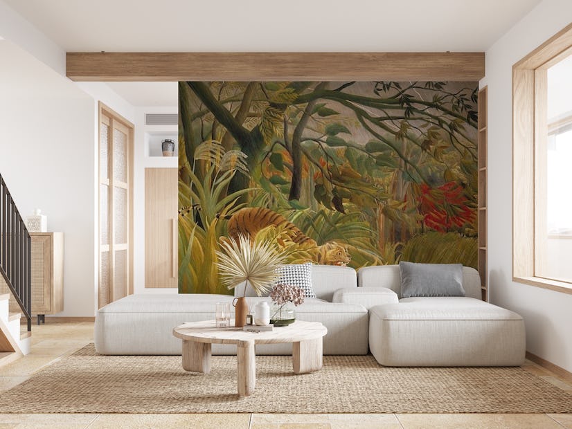 Tiger In A Tropical Storm