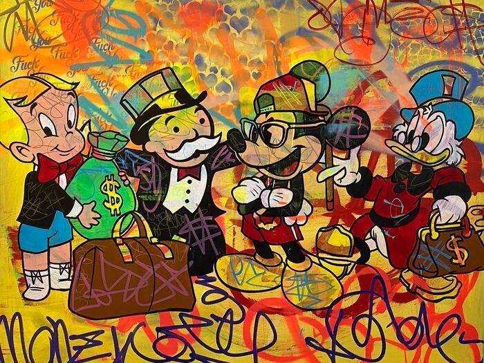 pintura Tio Rico - Grafiti