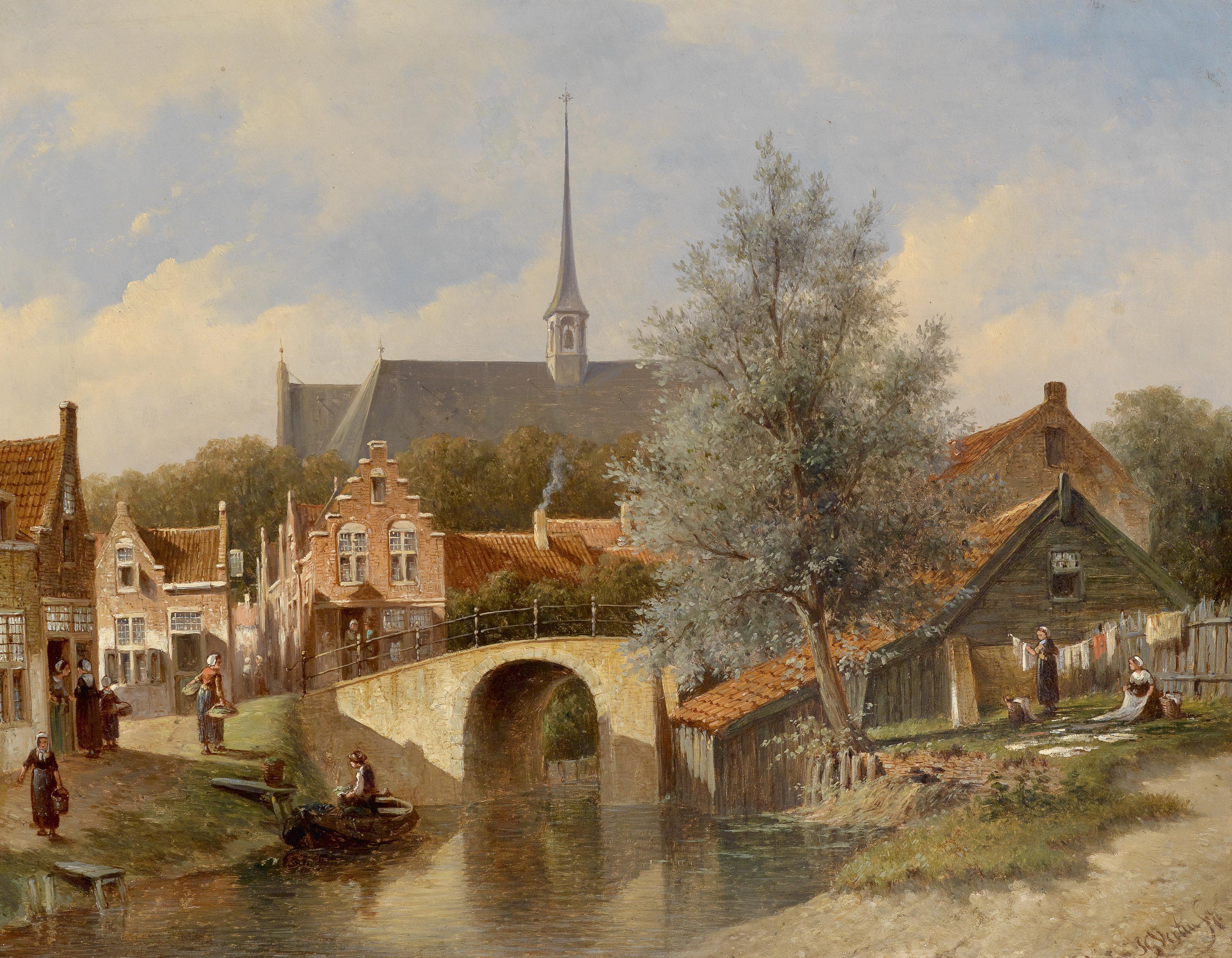 pintura Todos Los Días En Edam - Pieter Gerard Vertin