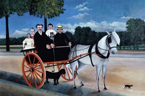 pintura Trampa Del Viejo Juniers - Henri Rousseau
