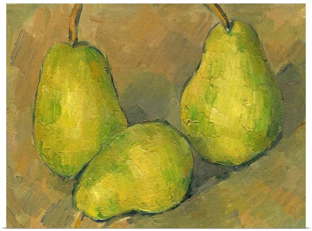 pintura Tres Peras - Paul Cezanne