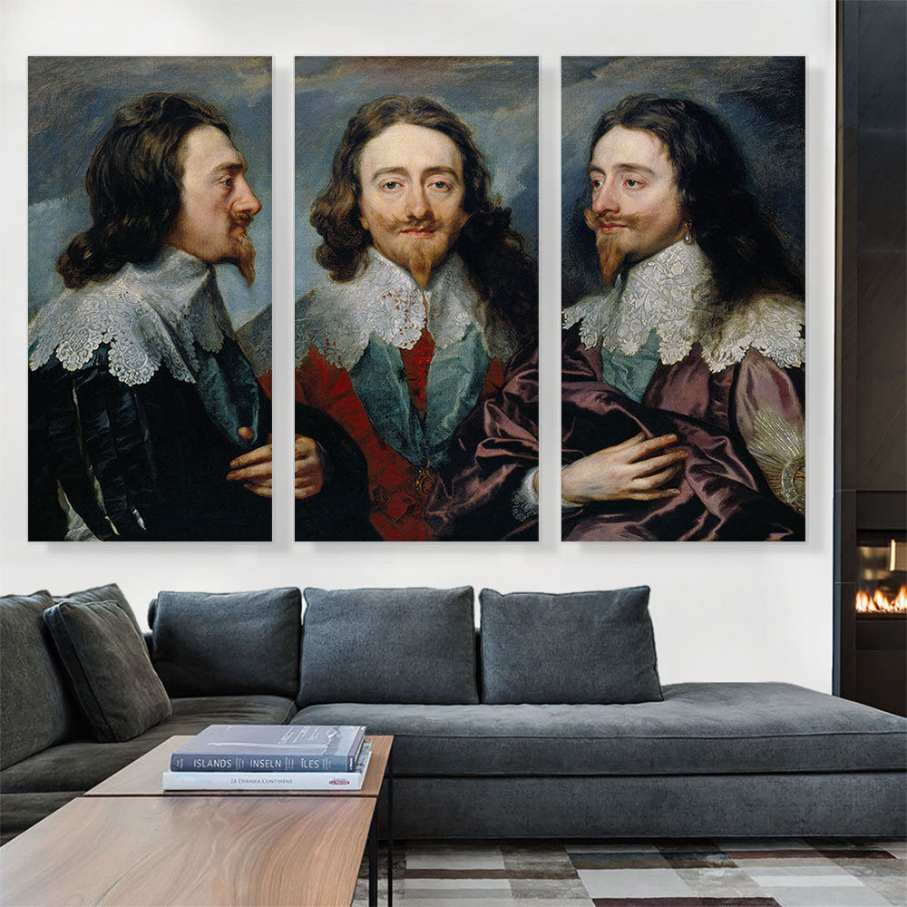 Triplo ritratto di Carlos i