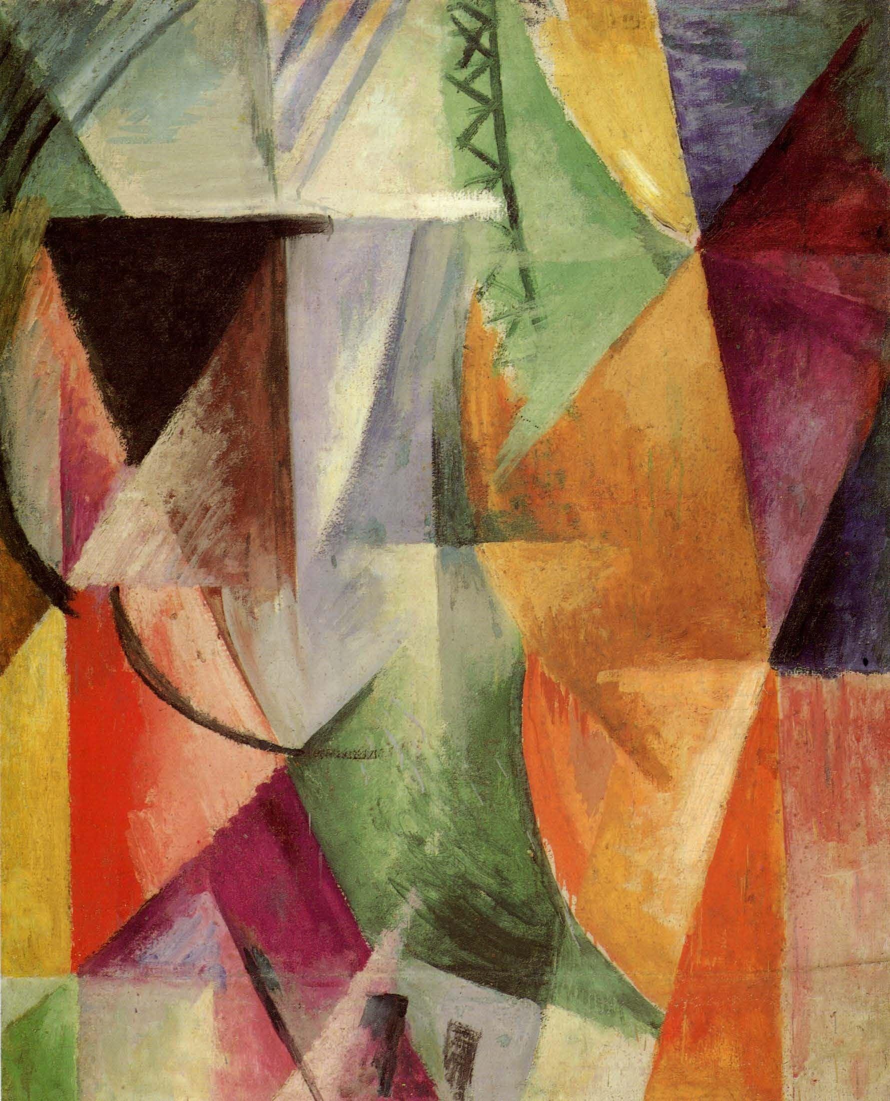 pintura Una Ventana. Estudio Para Tres Ventanas - Robert Delaunay