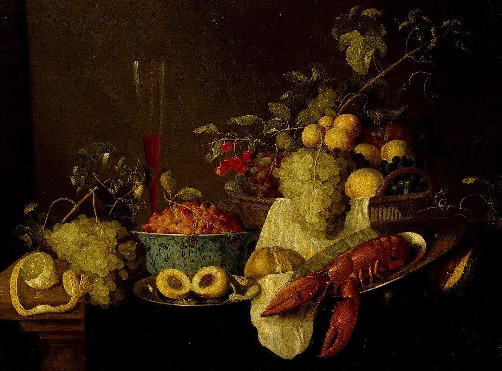 pintura Uvas En Una Canasta - Pieter De Ring