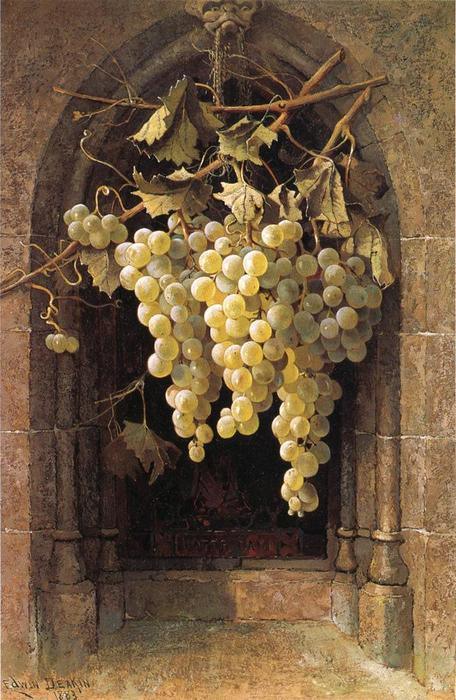 pintura Uvas - Edwin Deakin
