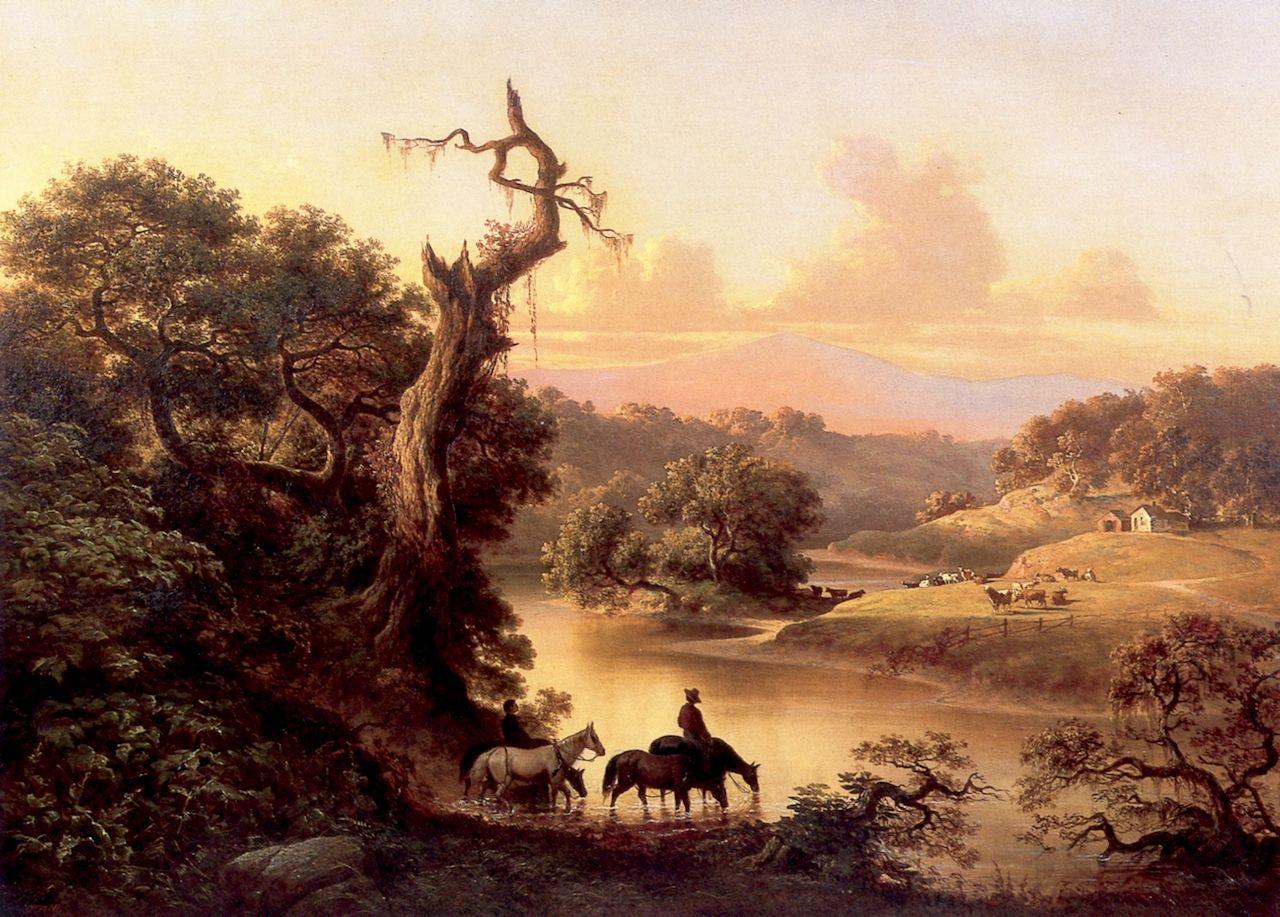 pintura Valle Napa - Thomas Hill