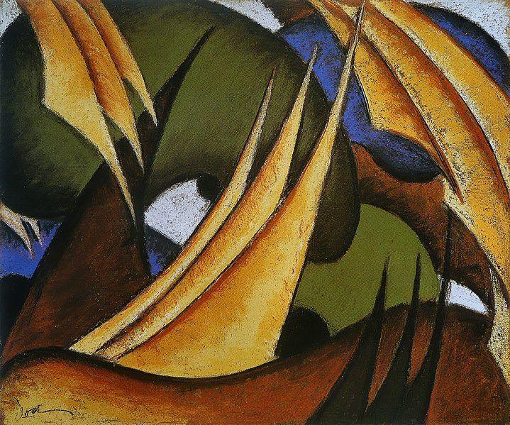 pintura Velas - Arthur Dove