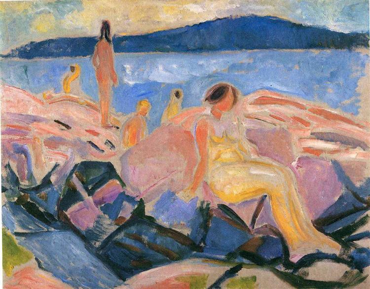 pintura Verano Alto II - Edvard Munch