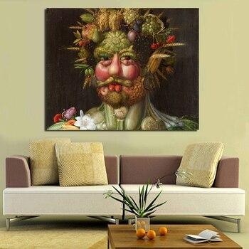 pintura Vertumnus (Retrato de Rodolfo II en traje de Vertumno) - Giuseppe Arcimboldo