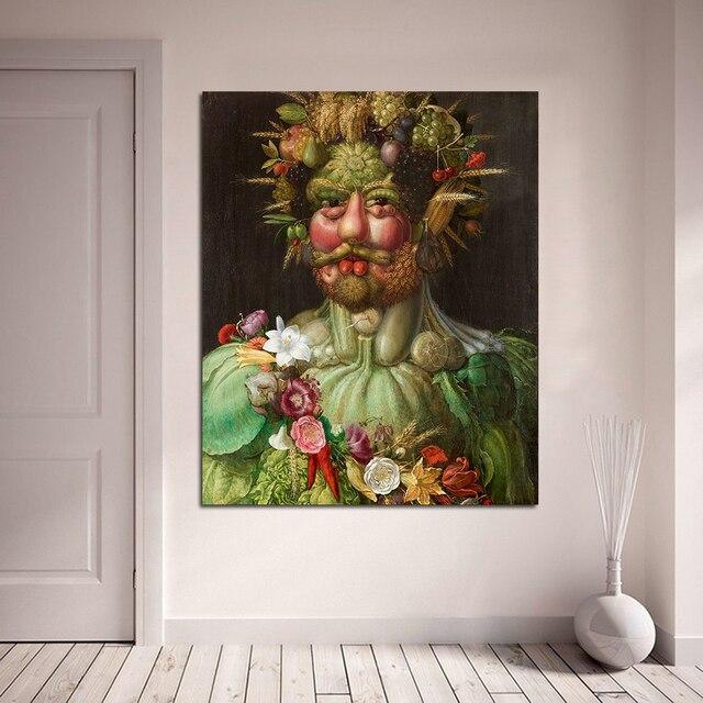pintura Vertumnus (Retrato de Rodolfo II en traje de Vertumno) - Giuseppe Arcimboldo