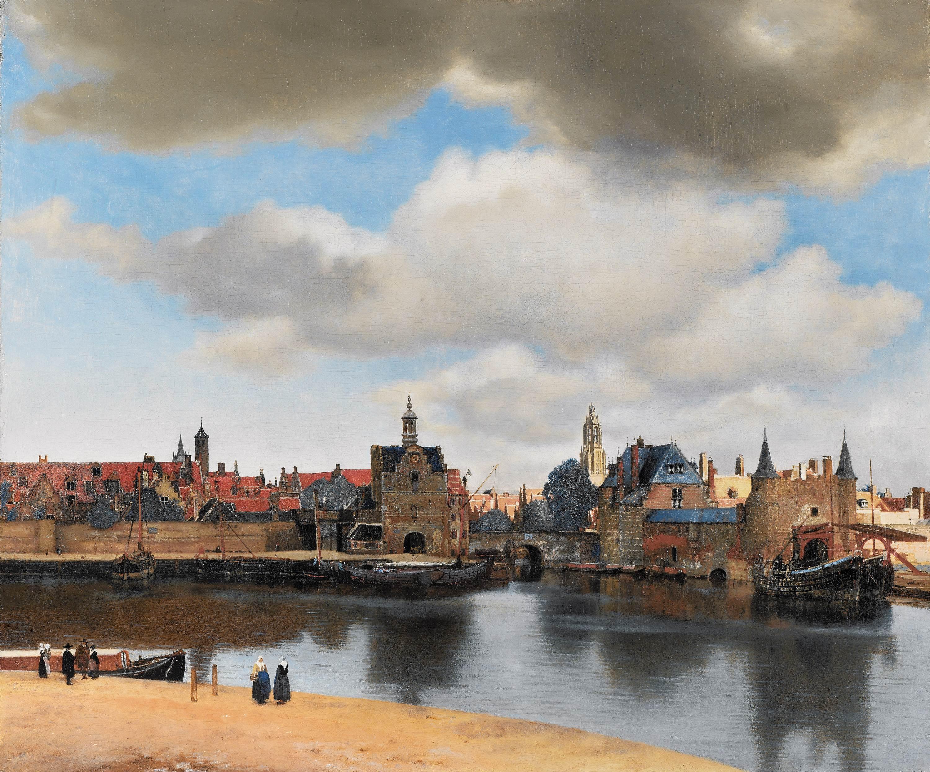 pintura Vista De Delft - Johannes Vermeer