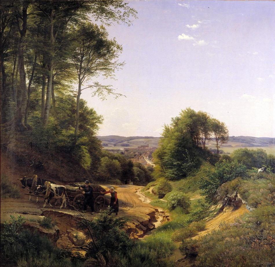 pintura Vista De Vejle - Peter Christian Thamsen Skovgaard