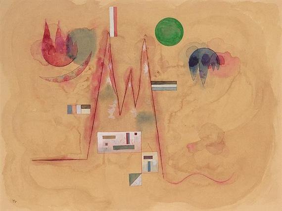 pintura Zig Zag En Suavidad - Wassily Kandinsky