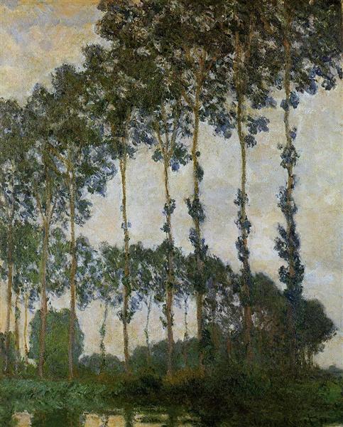 Alamos à Giverny - 1891